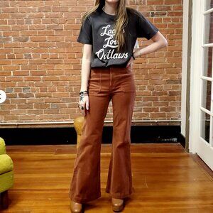 Rolla's Eastcoast Flare in Chestnut Corduroy